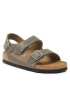 Birkenstock Sandali Milano 1019454 Khaki - Pepit.si