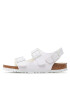 Birkenstock Sandali Milano 1025011 Bela - Pepit.si