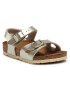 Birkenstock Sandali Rio Kids 1014826 Zlata - Pepit.si