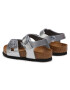 Birkenstock Sandali Rio Kids 1019201 Srebrna - Pepit.si