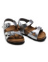 Birkenstock Sandali Rio Kids 1019201 Srebrna - Pepit.si