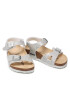 Birkenstock Sandali Rio Kids 1022198 Srebrna - Pepit.si