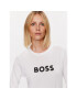 Boss Bluza Logo 50489592 Bela Regular Fit - Pepit.si