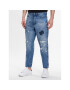 Boss Jeans hlače 50484284 Modra Tapered Fit - Pepit.si