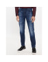 Boss Jeans hlače Taber 50501066 Mornarsko modra Tapered Fit - Pepit.si