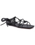 Boss Sandali Lucy Flat Sandal-N 50453054 1022415 01 Črna - Pepit.si