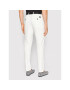 Calvin Klein Chino hlače Garment Dye K10K109456 Bela Slim Fit - Pepit.si