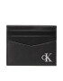 Calvin Klein Etui za kreditne kartice Mono Silver Cardcase 6Cc K50K509867 Črna - Pepit.si