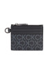 Calvin Klein Etui za kreditne kartice Subtle Mono 6Cc Holder W/Zip K50K509236 Črna - Pepit.si