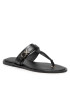 Calvin Klein Japonke Almond Flat Tp Slide W/Hdw HW0HW00829 Črna - Pepit.si