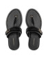 Calvin Klein Japonke Almond Flat Tp Slide W/Hdw HW0HW00829 Črna - Pepit.si