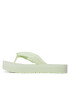 Calvin Klein Japonke Flatform Flip Flop W/Hw HW0HW01503 Zelena - Pepit.si