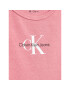 Calvin Klein Jeans Bodi Monogram IN0IN00014 Roza Regular Fit - Pepit.si