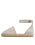 Calvin Klein Jeans Espadrile Ankle Espadrille YW0YW01027 Écru - Pepit.si