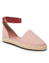 Calvin Klein Jeans Espadrile Ankle Espadrille YW0YW01027 Roza - Pepit.si