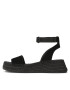 Calvin Klein Jeans Espadrile Sporty Wedge Rope Su Con YW0YW00977 Črna - Pepit.si