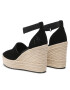 Calvin Klein Jeans Espadrile YW0YW00963 Črna - Pepit.si