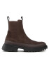 Calvin Klein Jeans Gležnjarji Chelsea Chunky Chelsea Boot YM0YM00466 Rjava - Pepit.si