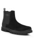 Calvin Klein Jeans Gležnjarji Chelsea Eva Mid Chelsea Boot Suede YM0YM00764 Črna - Pepit.si