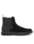 Calvin Klein Jeans Gležnjarji Chelsea Eva Mid Chelsea Boot Suede YM0YM00764 Črna - Pepit.si