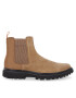 Calvin Klein Jeans Gležnjarji Chelsea Eva Mid Chelsea Boot Suede YM0YM00764 Rjava - Pepit.si