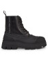 Calvin Klein Jeans Gležnjarji Chunky Combat Lace Up Boot YM0YM00814 Črna - Pepit.si