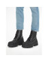 Calvin Klein Jeans Gležnjarji Chunky Combat Lace Up Boot YM0YM00814 Črna - Pepit.si