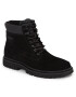 Calvin Klein Jeans Gležnjarji Eva Mid Laceup Boot Suede YM0YM00802 Črna - Pepit.si