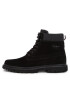 Calvin Klein Jeans Gležnjarji Eva Mid Laceup Boot Suede YM0YM00802 Črna - Pepit.si