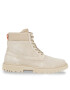 Calvin Klein Jeans Gležnjarji Eva Mid Laceup Boot Suede YM0YM00802 Rjava - Pepit.si