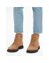 Calvin Klein Jeans Gležnjarji Eva Mid Laceup Boot Suede YM0YM00802 Rjava - Pepit.si