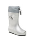 Calvin Klein Jeans Gumijasti škornji Rain Boot V3X6-80425-0083 M Srebrna - Pepit.si