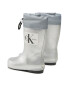 Calvin Klein Jeans Gumijasti škornji Rain Boot V3X6-80425-0083 M Srebrna - Pepit.si