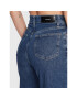 Calvin Klein Jeans hlače K20K204440 Modra Mom Fit - Pepit.si