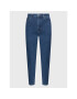 Calvin Klein Jeans hlače K20K204440 Modra Mom Fit - Pepit.si