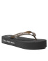 Calvin Klein Jeans Japonke Beach Sandal Flatform Logo YW0YW01092 Črna - Pepit.si