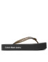 Calvin Klein Jeans Japonke Beach Sandal Flatform Logo YW0YW01092 Črna - Pepit.si