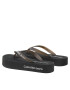 Calvin Klein Jeans Japonke Beach Sandal Flatform Logo YW0YW01092 Črna - Pepit.si