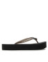 Calvin Klein Jeans Japonke Beach Sandal Flatform YW0YW00716 Črna - Pepit.si