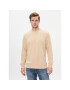 Calvin Klein Jeans Jopa Ck Embro Badge Crew Neck J30J325270 Bež Regular Fit - Pepit.si