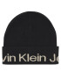 Calvin Klein Jeans Kapa Logo Beanie K60K611271 Črna - Pepit.si