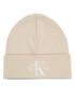 Calvin Klein Jeans Kapa Monologo Embro Beanie K60K611254 Écru - Pepit.si