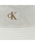 Calvin Klein Jeans Klobuk Bucket Sculpted Twill K60K610375 Bela - Pepit.si