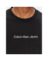 Calvin Klein Jeans Majica Mirrored J30J324646 Črna Regular Fit - Pepit.si