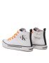 Calvin Klein Jeans Modne superge High Top Lace Up Sneaker V3X9-80569-0890X002 M Bela - Pepit.si