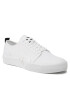 Calvin Klein Jeans Modne superge Skater Vulc Low Laceup Badge YM0YM00598 Bela - Pepit.si