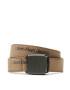 Calvin Klein Jeans Moški pas Plaque Logo Webbing Belt 38Mm K50K510473 Khaki - Pepit.si