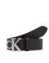 Calvin Klein Jeans Moški pas Round Mono Pl Lthr Tx Belt K50K511155 Črna - Pepit.si