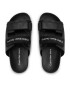 Calvin Klein Jeans Natikači Comfort Sandal 1 YW0YW00597 Črna - Pepit.si