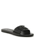 Calvin Klein Jeans Natikači Flat Sandal Slide Hw YW0YW00952 Črna - Pepit.si